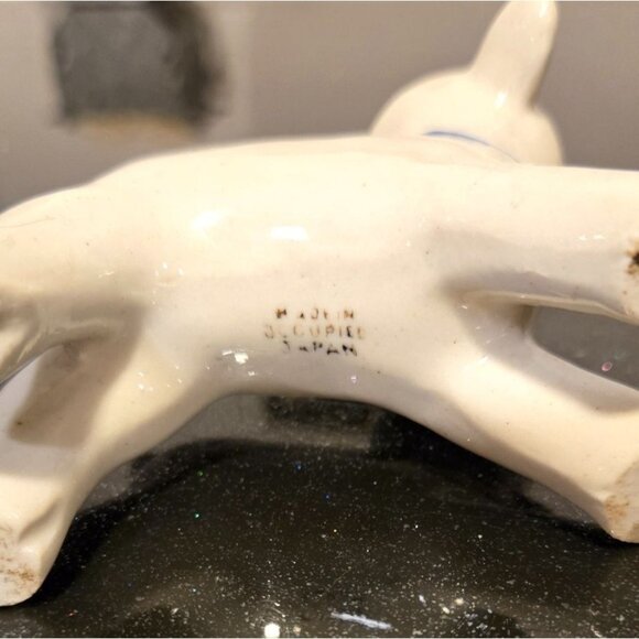 VTG Occupied Japan Lamb Calf mini planter toothpick holder Adorable ceramic - Picture 5 of 12